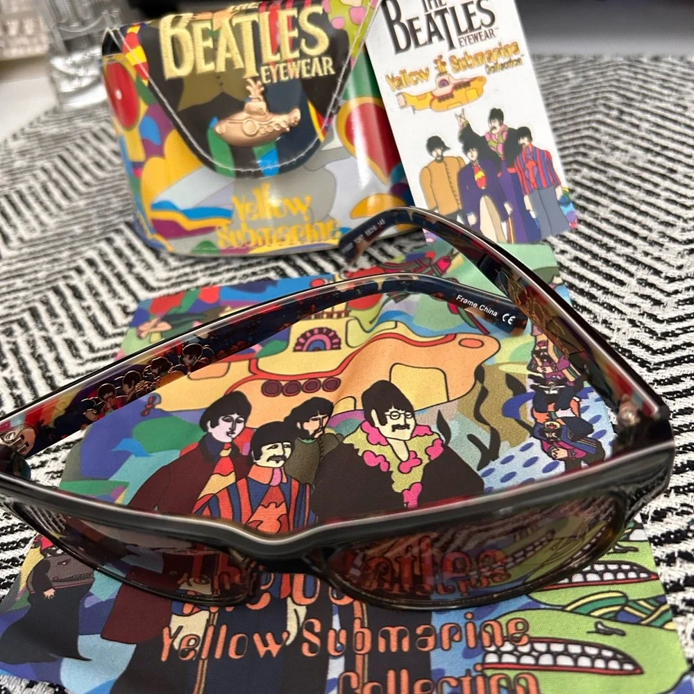The Beatles Black and Brown Sunglasses - Picture 2 of 3